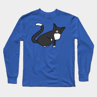 Angry Tuxedo Kitty Long Sleeve T-Shirt